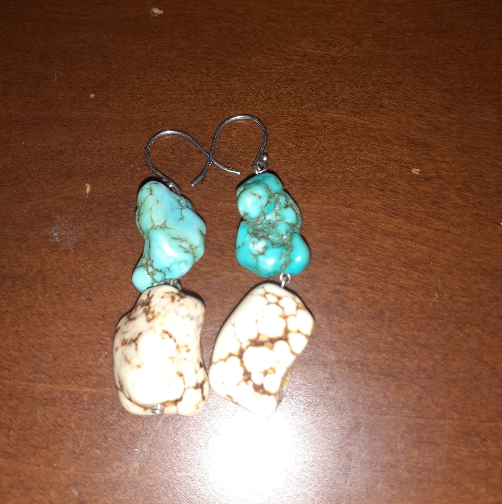 Turquoise & Sterling Silver Earrings